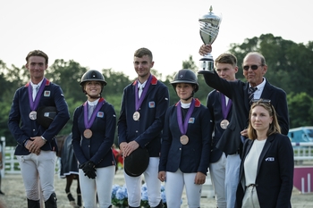 Great Britain’s Young Rider team seize Team Bronze at the FEI Jumping European Championships for Children, Juniors and Young Riders Great Britain’s Young Rider team seize Team Bronze at the FEI Jumping European Championships for Children, Juniors and Young Riders